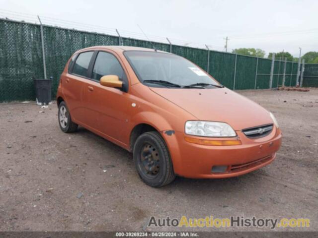 CHEVROLET AVEO 5 LS, KL1TD666X7B753430