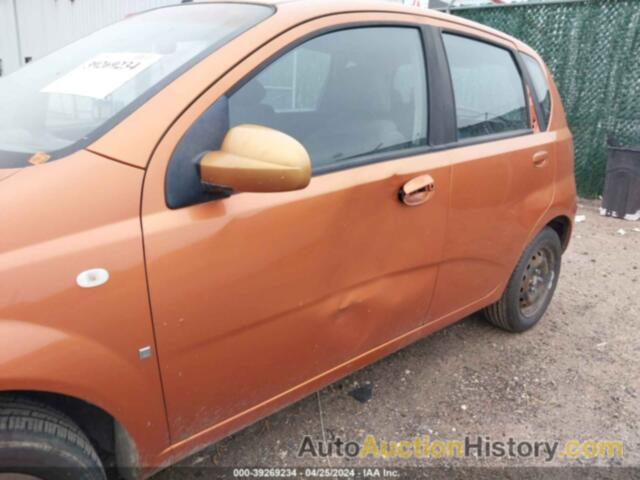 CHEVROLET AVEO 5 LS, KL1TD666X7B753430