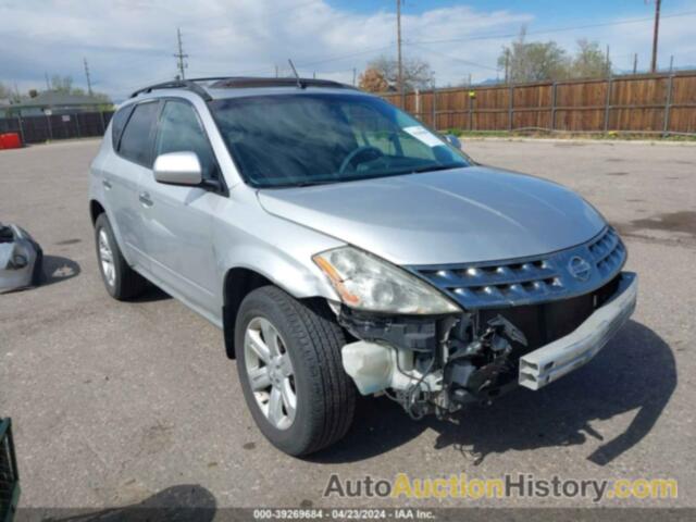 NISSAN MURANO SL, JN8AZ08W27W656022