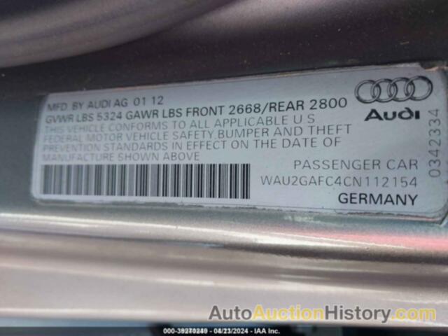 AUDI A7 PREMIUM, WAU2GAFC4CN112154