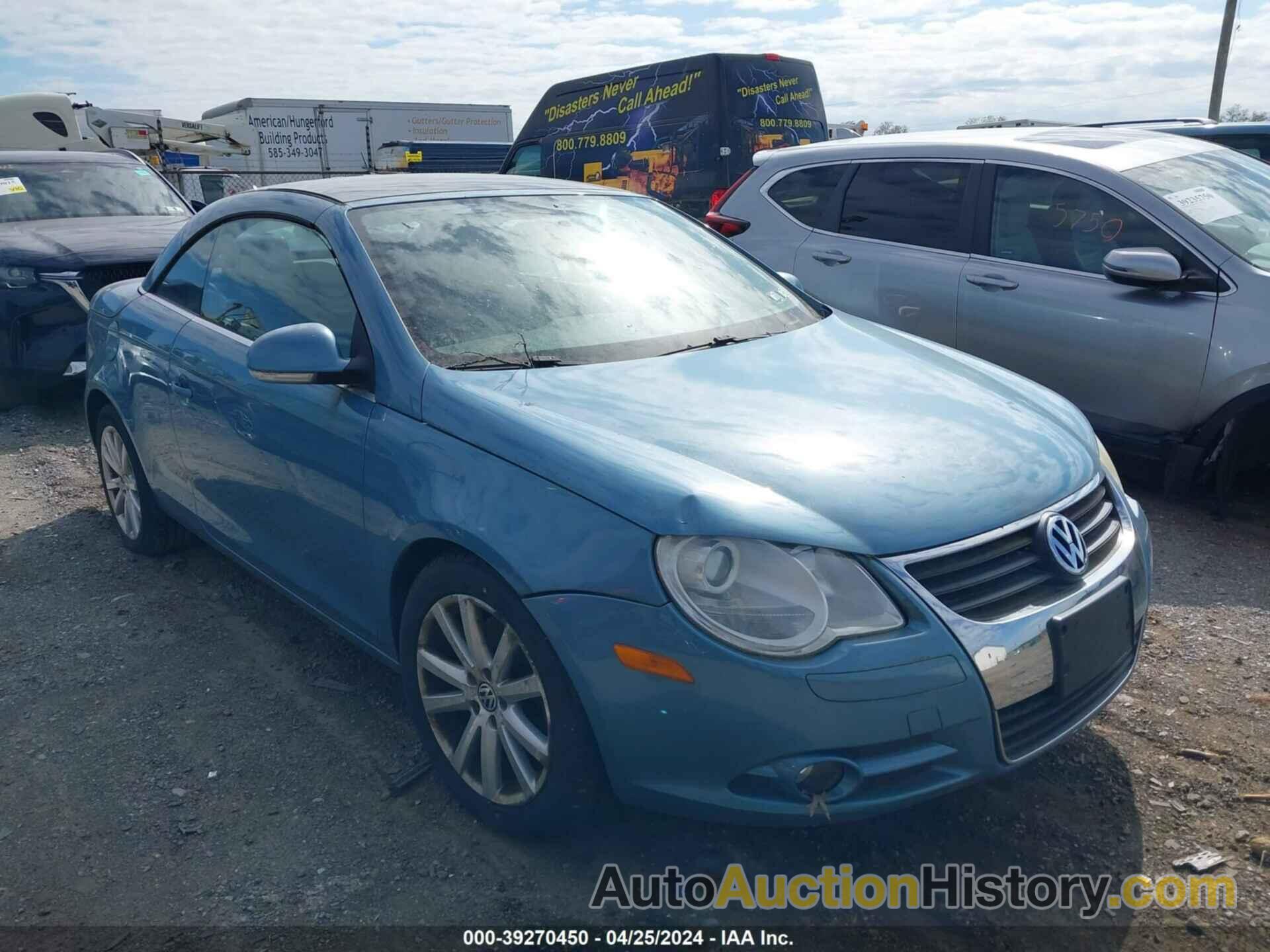 VOLKSWAGEN EOS KOMFORT/TURBO, WVWBA71F78V052158