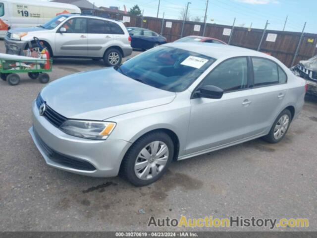 VOLKSWAGEN JETTA 2.0L S, 3VW2K7AJ6DM217622