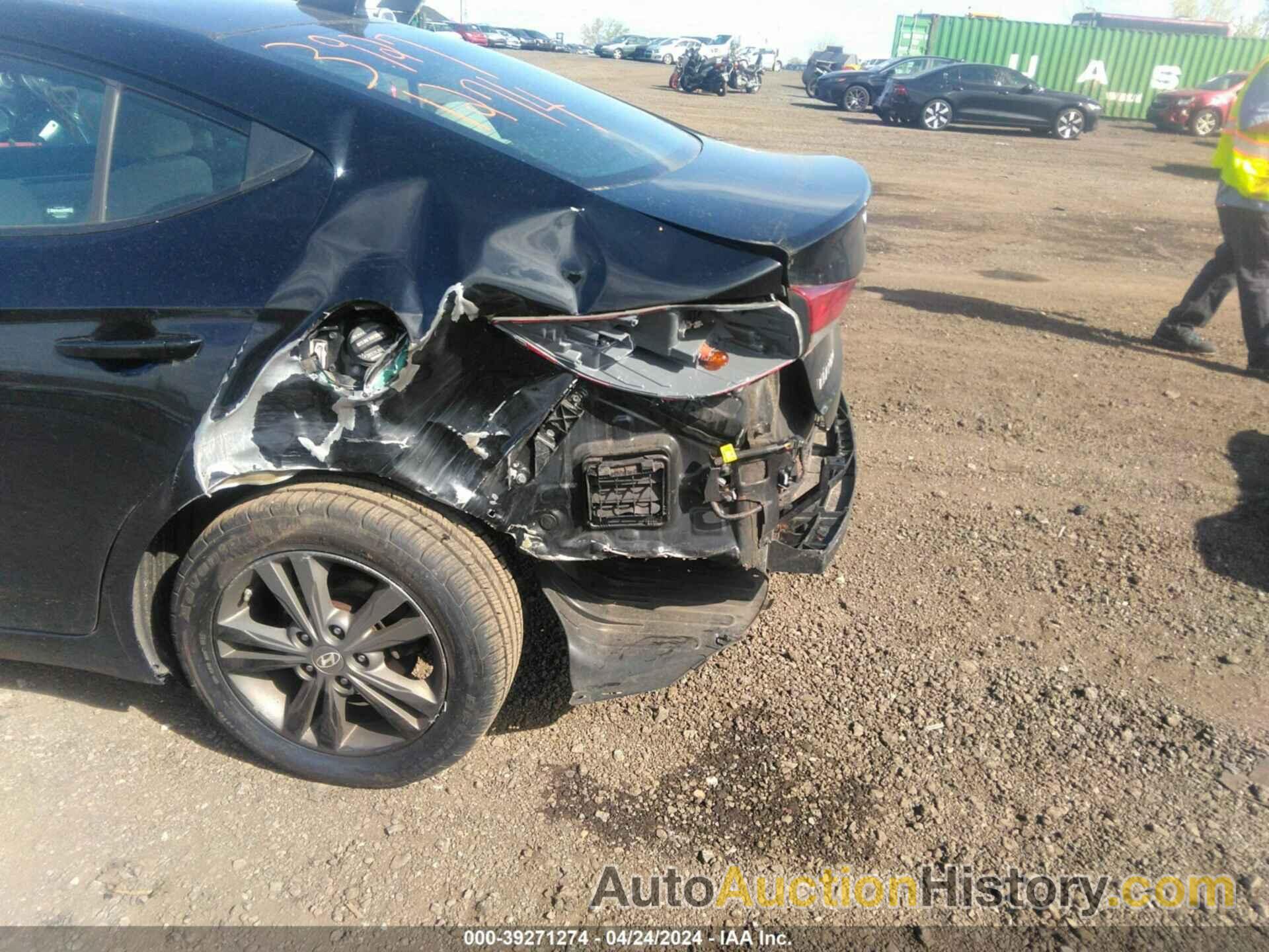 HYUNDAI ELANTRA SEL, 5NPD84LF9JH244932