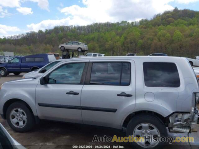 HONDA PILOT LX, 5FNYF4H28FB020697