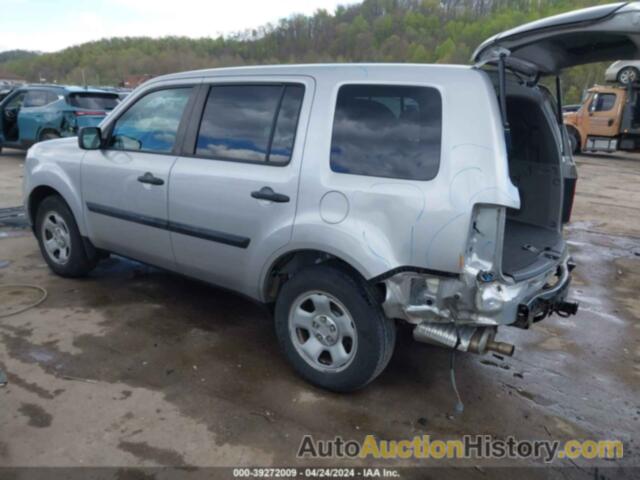 HONDA PILOT LX, 5FNYF4H28FB020697