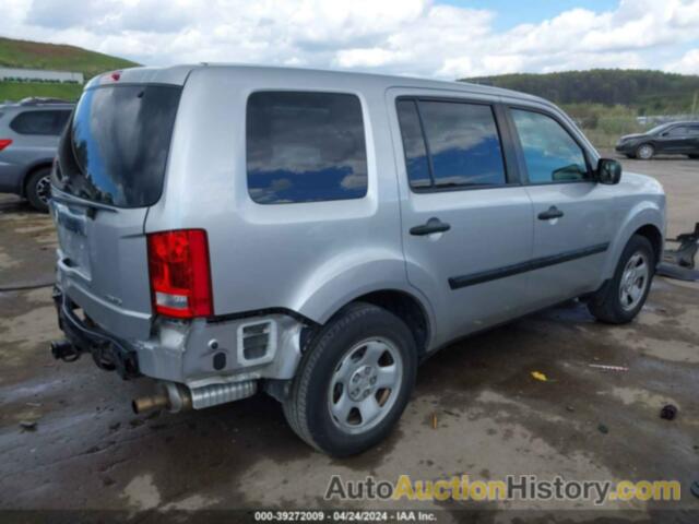 HONDA PILOT LX, 5FNYF4H28FB020697