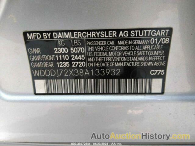 MERCEDES-BENZ CLS 550, WDDDJ72X38A133932