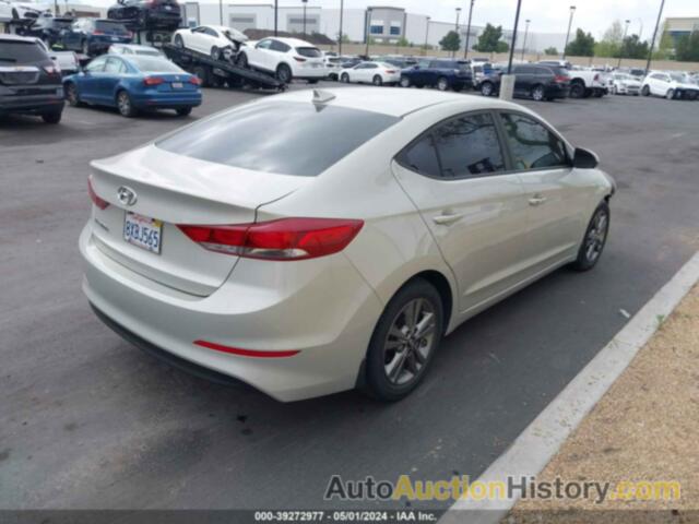 HYUNDAI ELANTRA SEL/VALUE/LIMITED, 5NPD84LF3JH301223