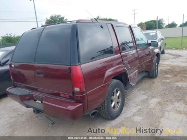 GMC YUKON DENALI, 1GKEK13R0YR158544