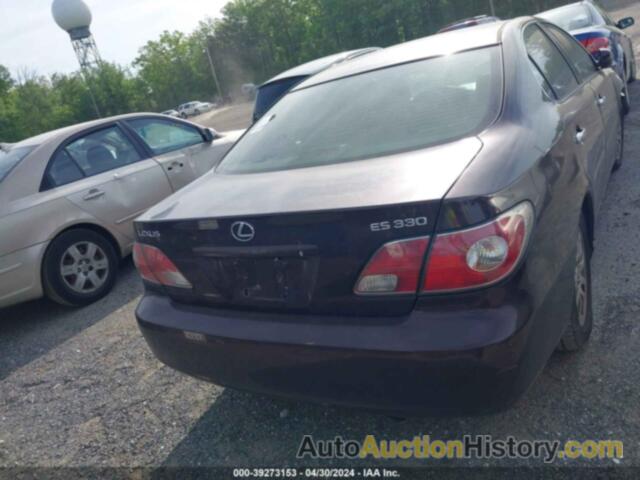 LEXUS ES 330, JTHBA30G44000495