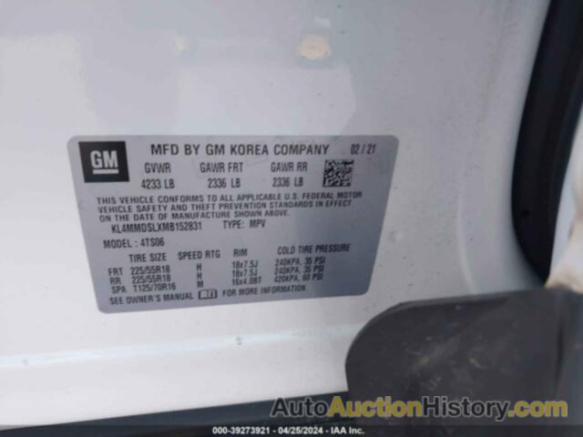 BUICK ENCORE GX FWD SELECT, KL4MMDSLXMB152831