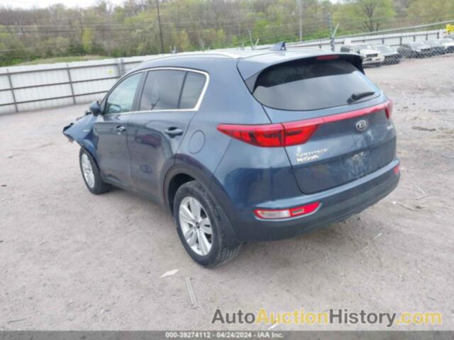 KIA SPORTAGE LX, KNDPMCAC9J7421947