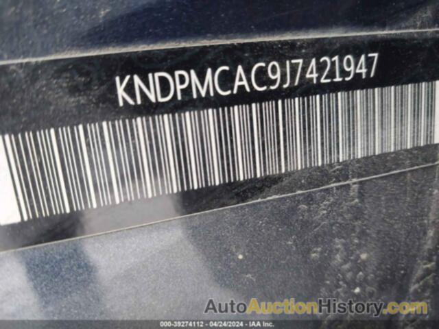 KIA SPORTAGE LX, KNDPMCAC9J7421947