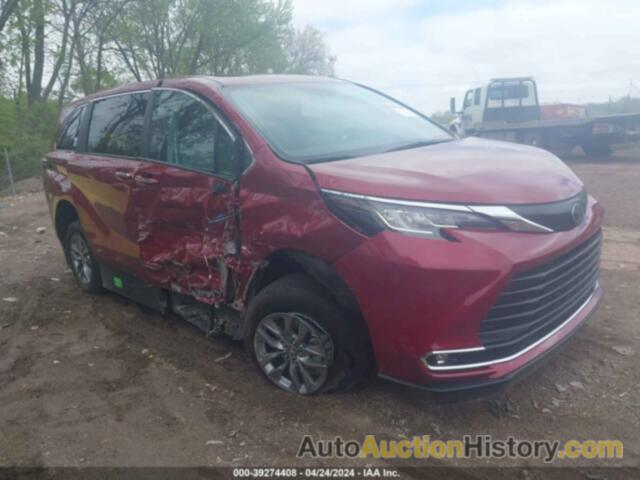 TOYOTA SIENNA XLE, 5TDYRKEC2PS176272