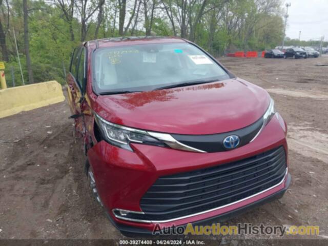 TOYOTA SIENNA XLE, 5TDYRKEC2PS176272