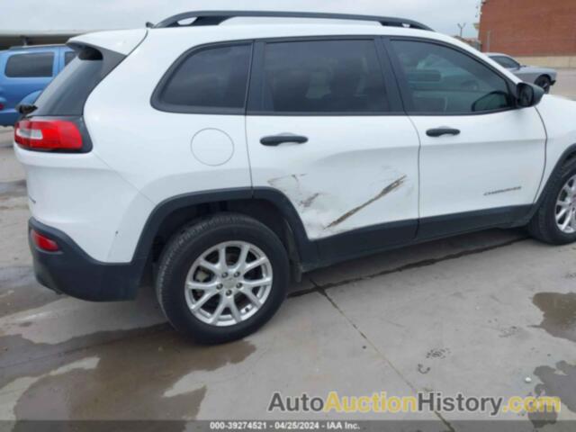 JEEP CHEROKEE SPORT FWD, 1C4PJLAB0HW613712