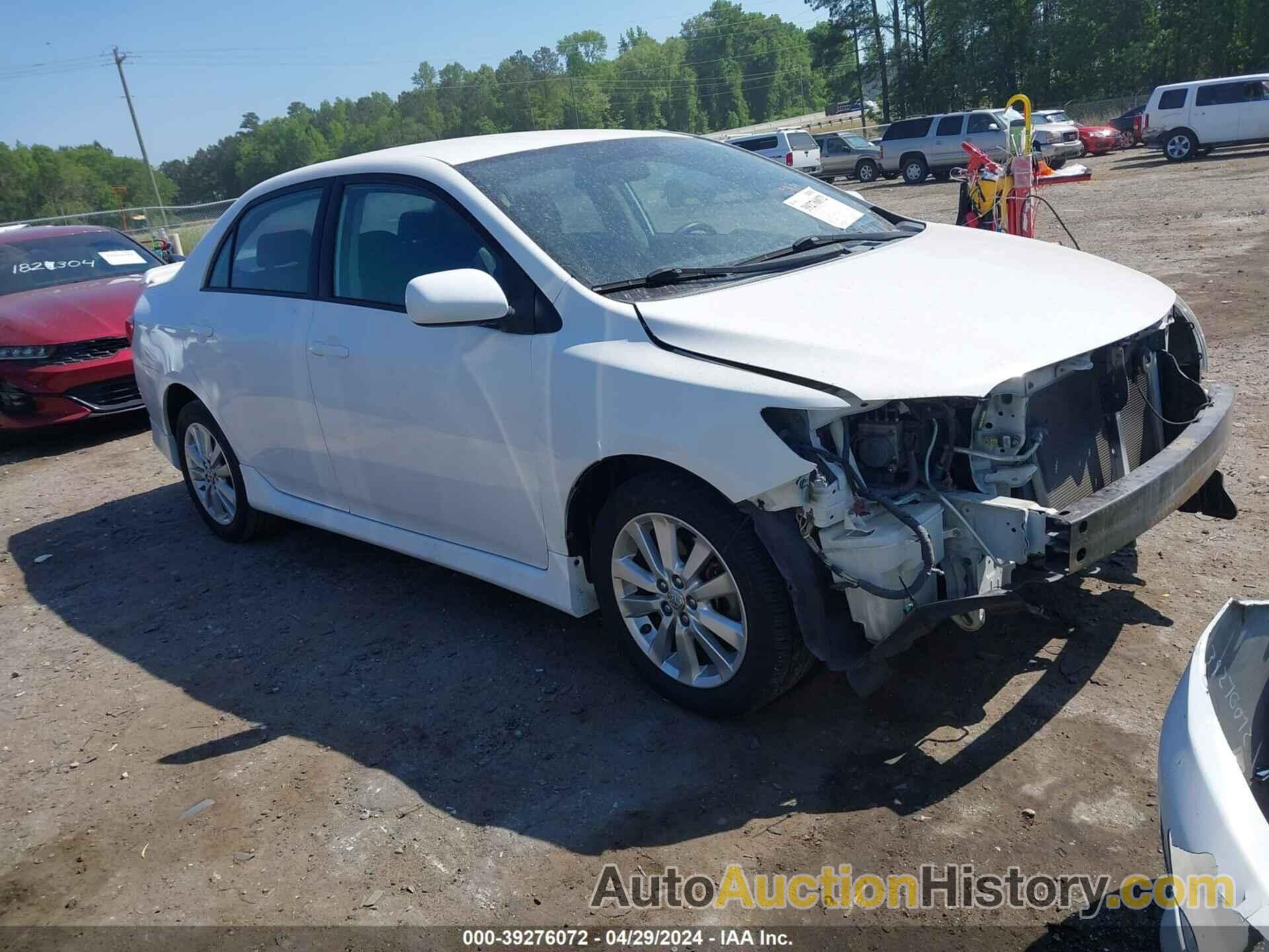 TOYOTA COROLLA S, 1NXBU4EE8AZ350166