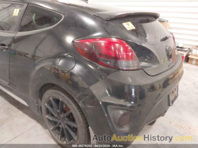 HYUNDAI VELOSTER TURBO W/BLUE, KMHTC6AE7DU149730