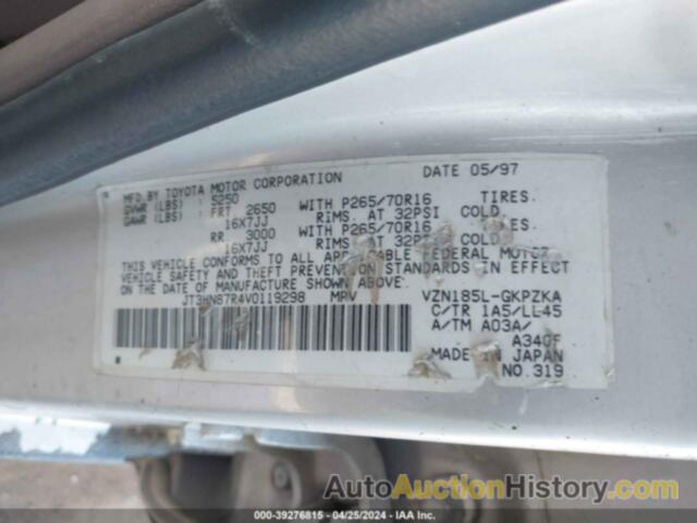 TOYOTA 4RUNNER SR5 V6 LIMITED, JT3HN87R4V0119298