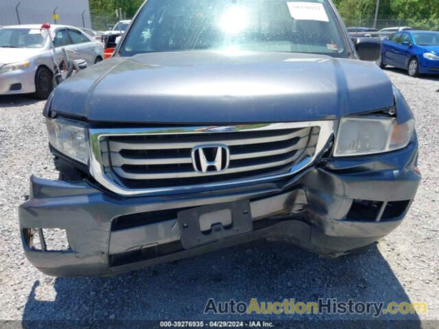 HONDA RIDGELINE RT, 5FPYK1F22DB004724