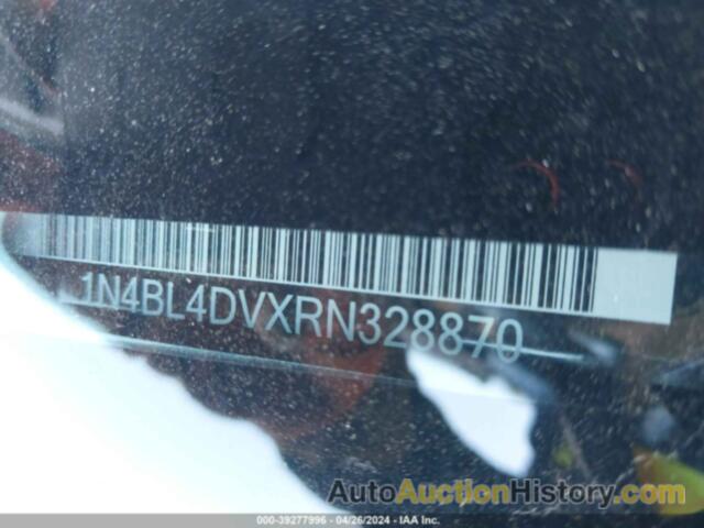 NISSAN ALTIMA SV FWD, 1N4BL4DVXRN328870