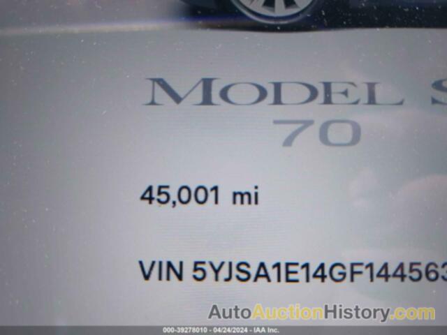 TESLA MODEL S 60/70/75/85, 5YJSA1E14GF144563