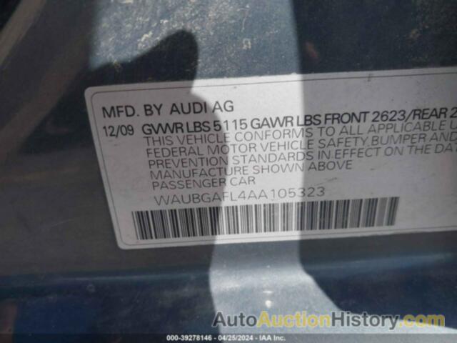 AUDI S4 3.0 PREMIUM PLUS, WAUBGAFL4AA105323