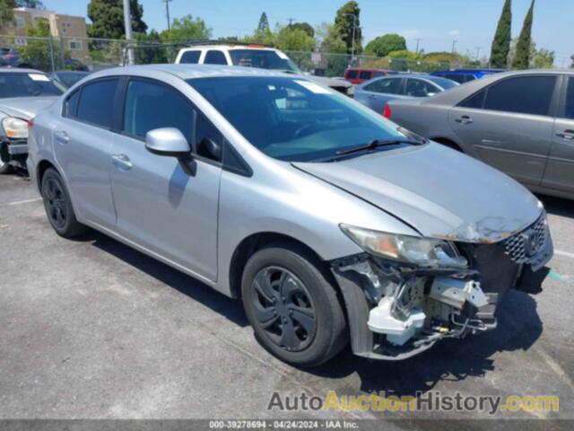 HONDA CIVIC LX, 2HGFB2F57DH591790