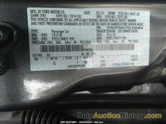 FORD C-MAX SE, 1FADP5AUTDL543464