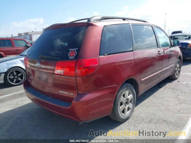 TOYOTA SIENNA LE, 5TDZA23CX4S105878