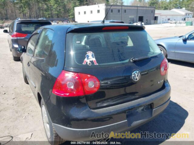 VOLKSWAGEN RABBIT S, WVWAB71K79W000787