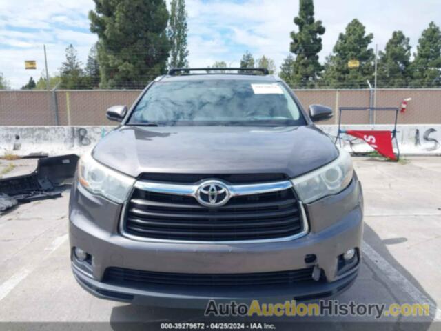 TOYOTA HIGHLANDER XLE V6, 5TDJKRFH5GS267254