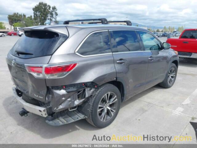 TOYOTA HIGHLANDER XLE V6, 5TDJKRFH5GS267254