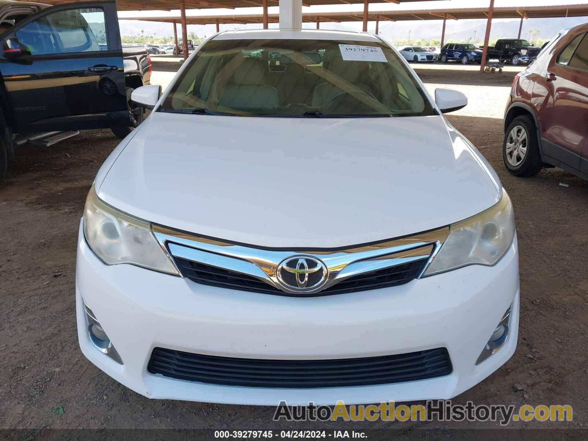 TOYOTA CAMRY XLE, 4T1BF1FK7CU534353