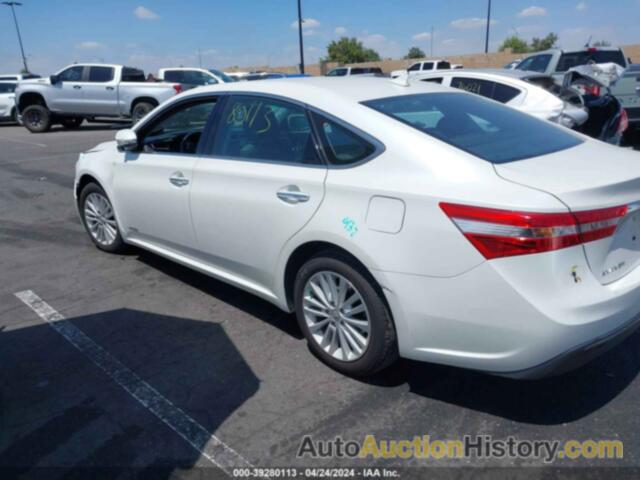 TOYOTA AVALON HYBRID LIMITED, 4T1BD1EBXDU011143