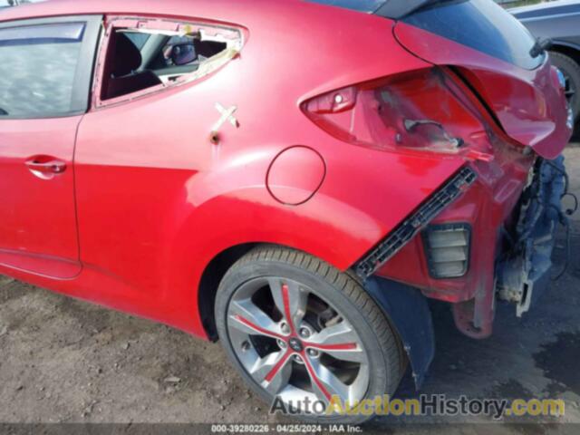 HYUNDAI VELOSTER BASE W/RED/BLACK, KMHTC6AD2CU059116