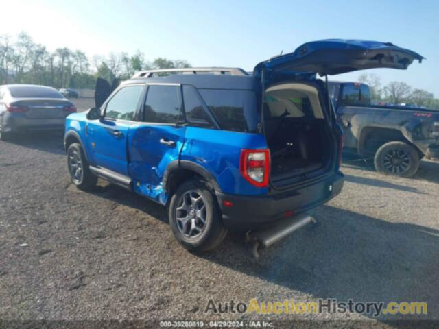 FORD BRONCO SPORT BADLANDS, 3FMCR9D95NRD72856