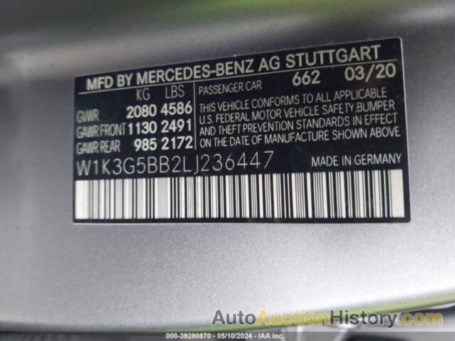 MERCEDES-BENZ AMG A 35 4MATIC, W1K3G5BB2LJ236447