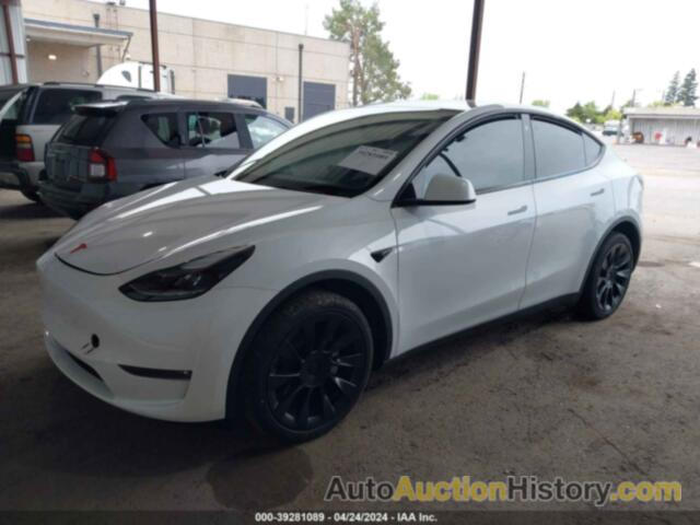 TESLA MODEL Y AWD/LONG RANGE DUAL MOTOR ALL-WHEEL DRIVE, 7SAYGDEE2PF627985