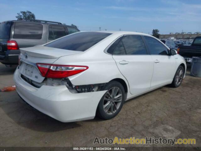 TOYOTA CAMRY HYBRID SE, 4T1BD1FK2FU160339