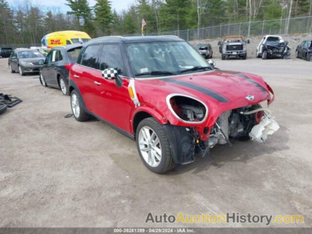 MINI COUNTRYMAN COOPER, WMWZB3C52DWM09272