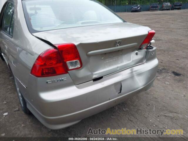 HONDA CIVIC LX, 2HGES16504H587831