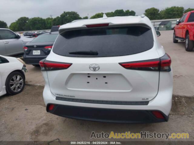 TOYOTA HIGHLANDER XLE, 5TDGZRAH0NS559663