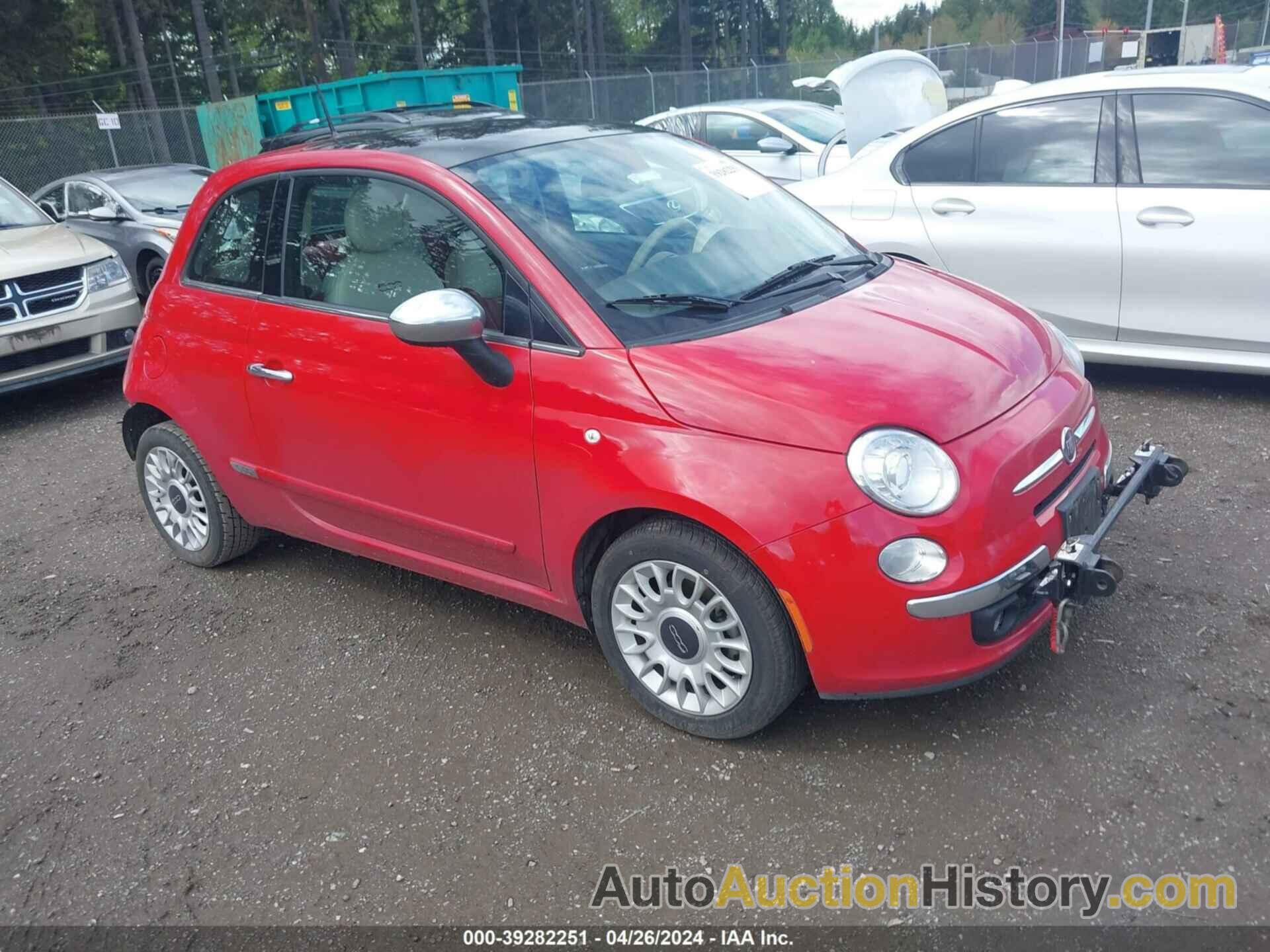 FIAT 500 LOUNGE, 3C3CFFCR4DT580746