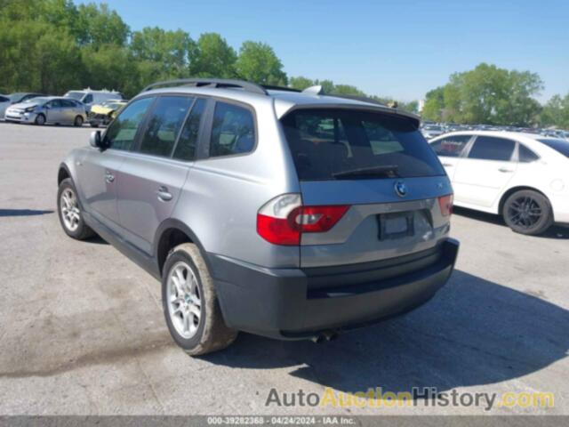 BMW X3 2.5I, WBXPA73475WC50140