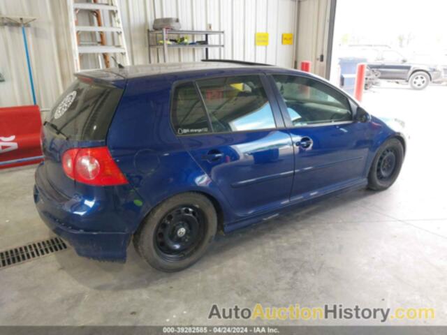 VOLKSWAGEN RABBIT 4-DOOR, WVWDR71K27W078934