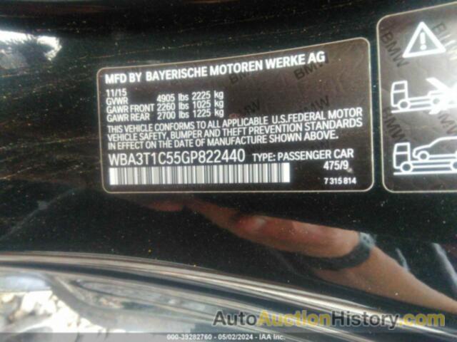 BMW 428I XDRIVE, WBA3T1C55GP822440