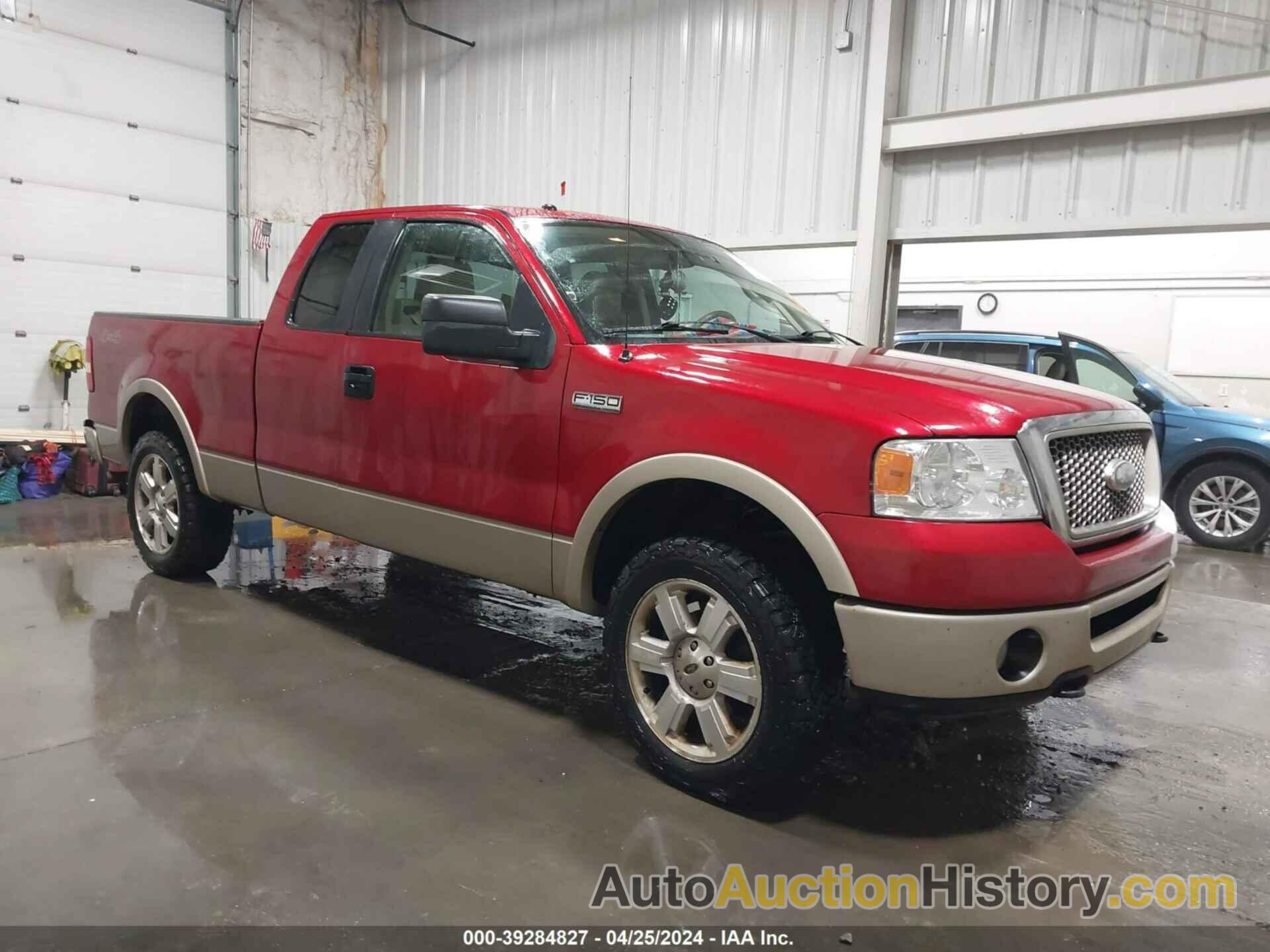 FORD F-150 LARIAT, 1FTPX14V88FB39257