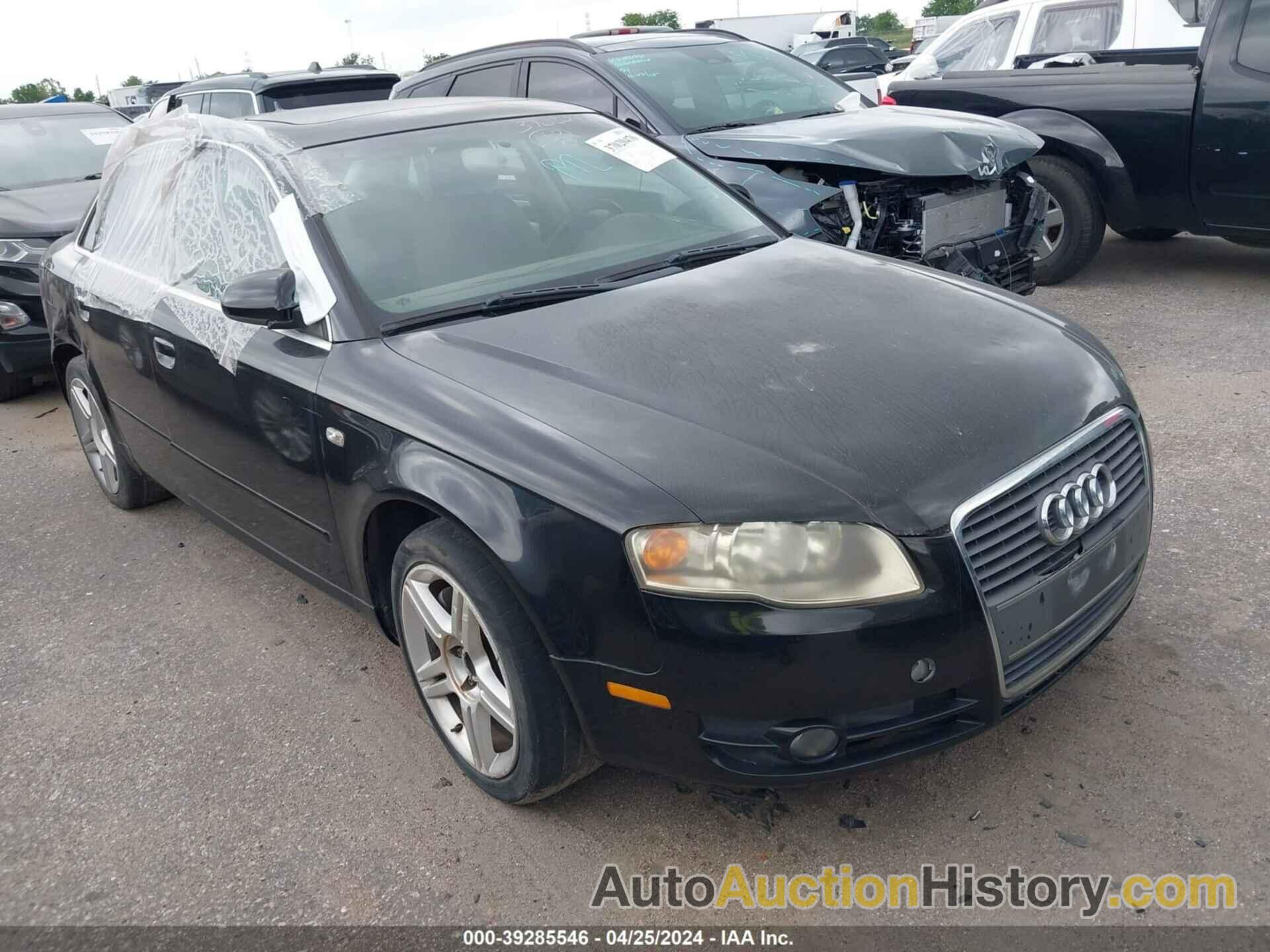 AUDI A4 2.0T, WAUAF78E77A145890