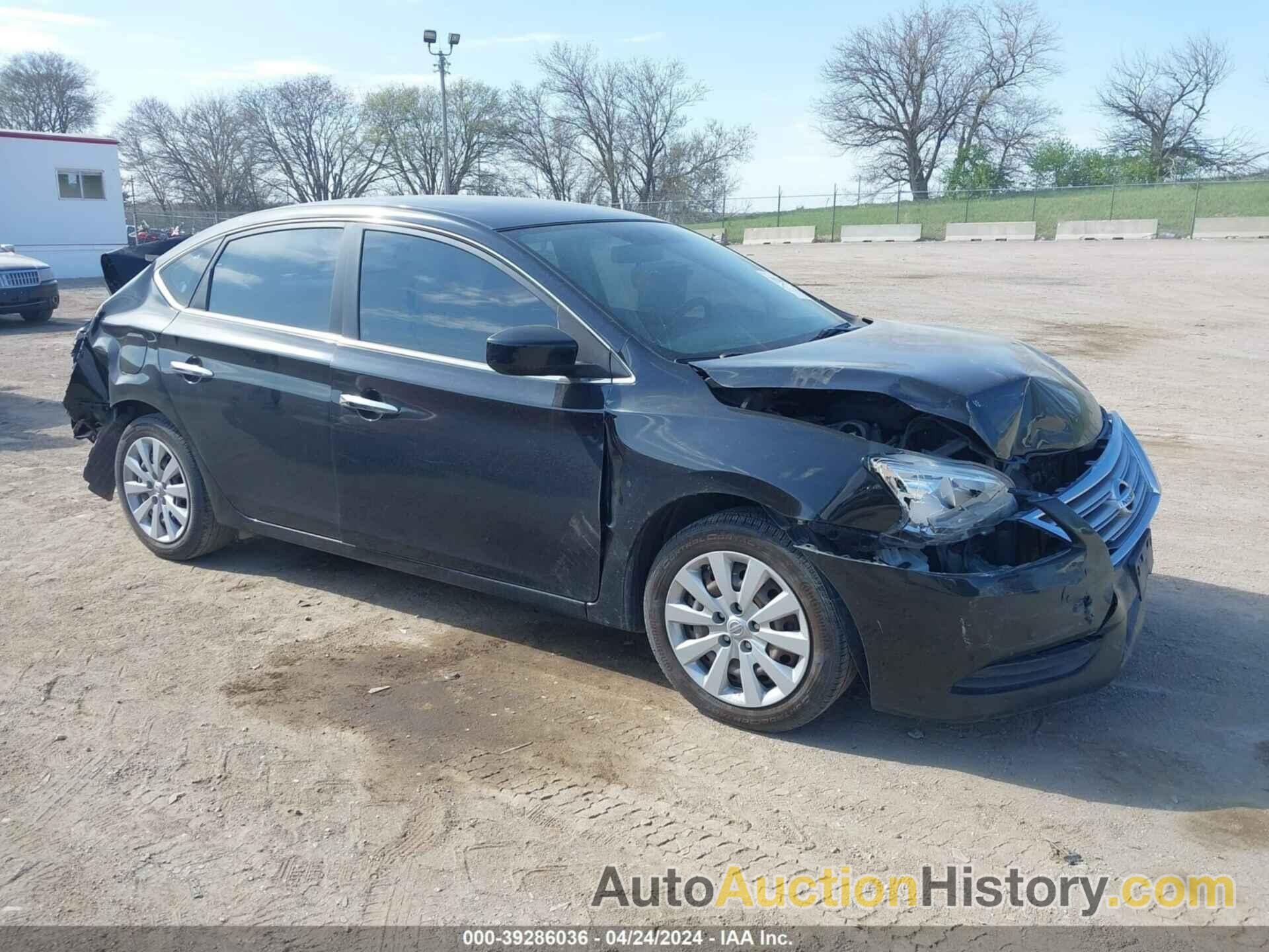 NISSAN SENTRA SV, 3N1AB7AP3DL687893